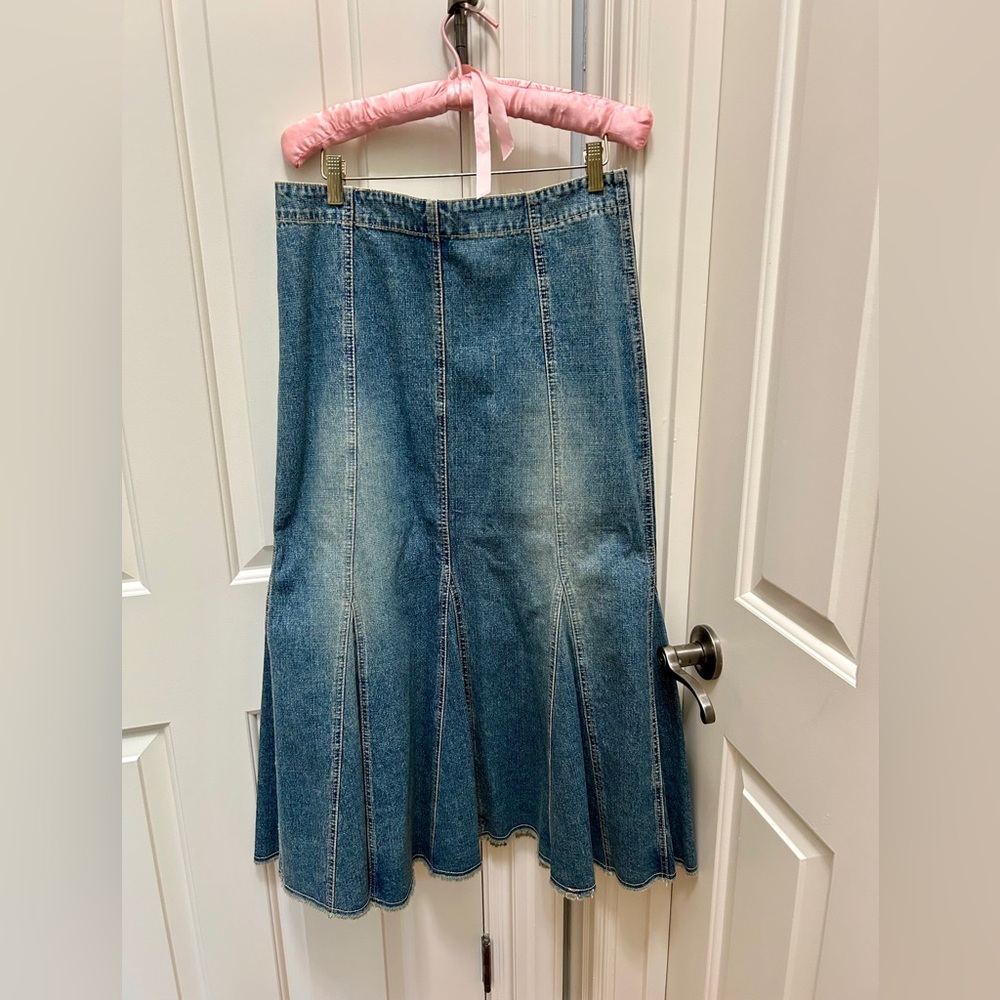 Denim Blue Women's Skirt, Size 10